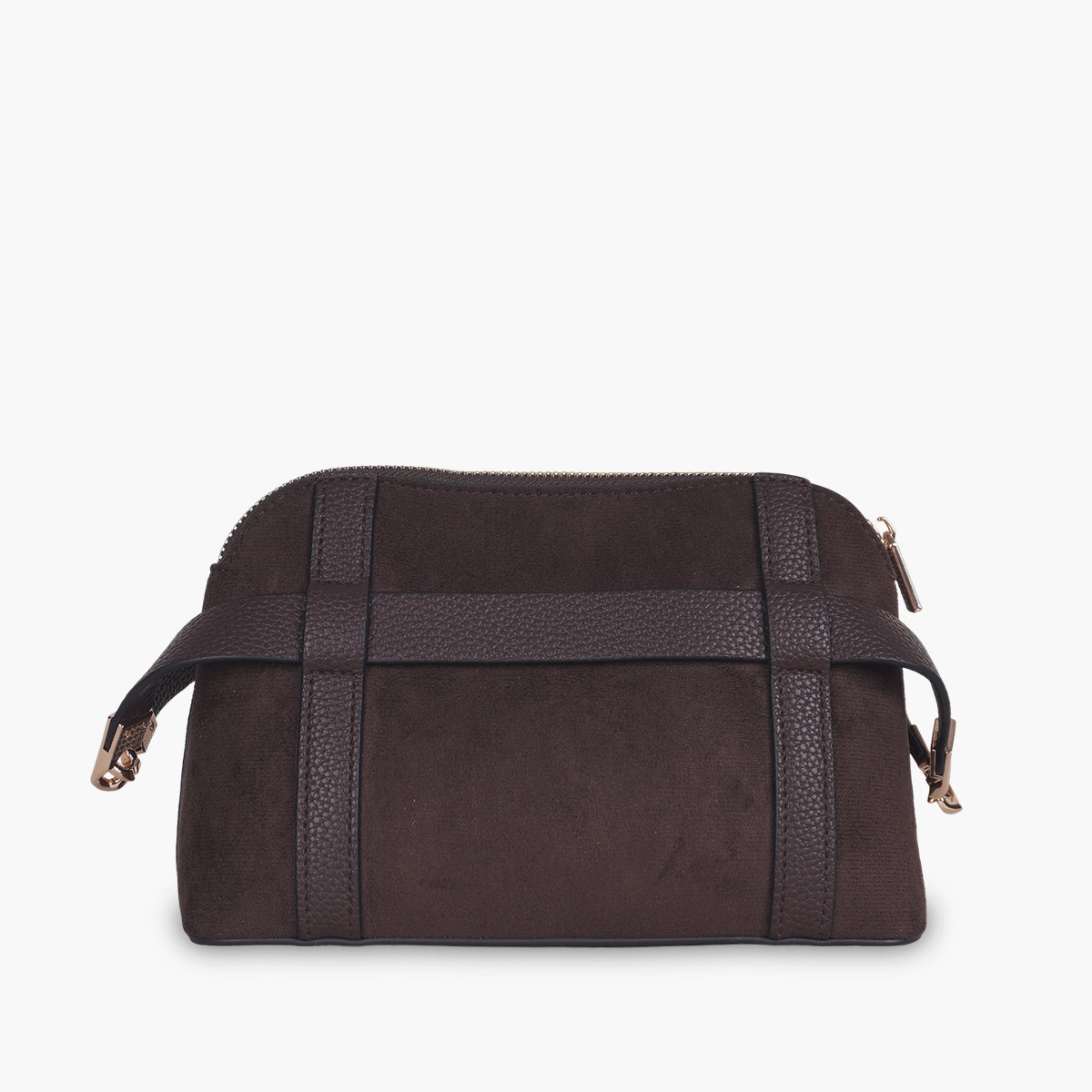 Petit sac multi poches marron Taja
