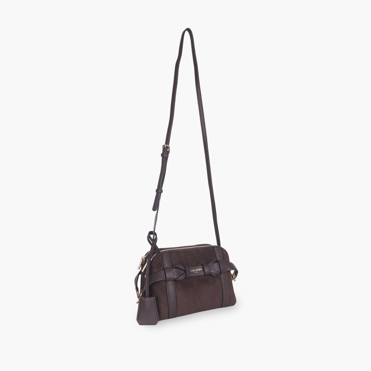 Petit sac multi poches marron Taja