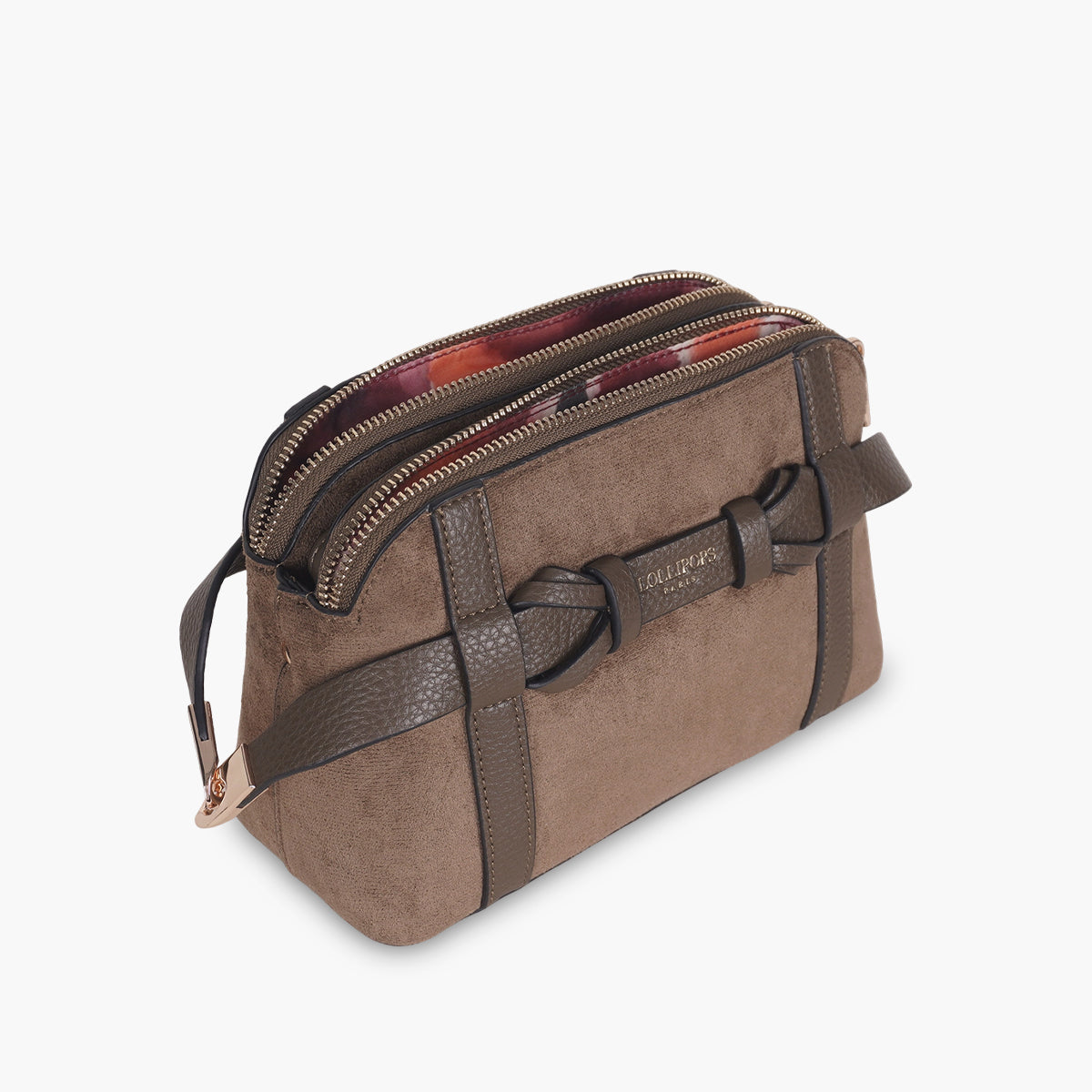 Petit sac multi poches kaki Taja