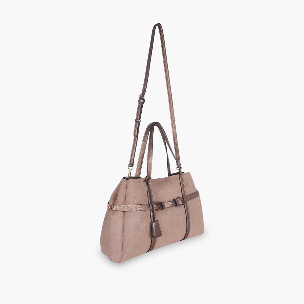 Grand sac shopper taupe Taja