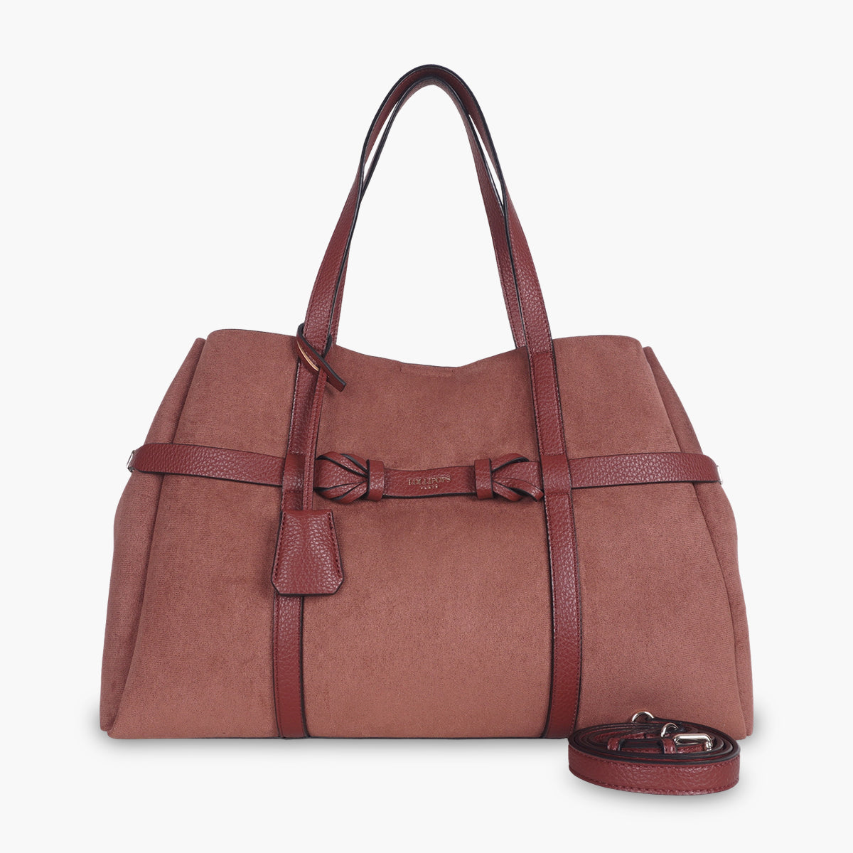 Grand sac shopper brique Taja