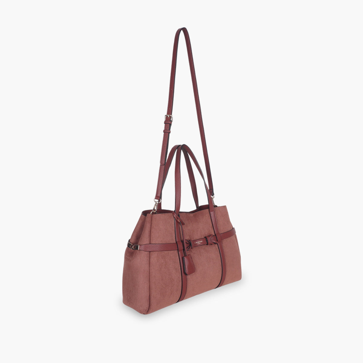 Grand sac shopper brique Taja