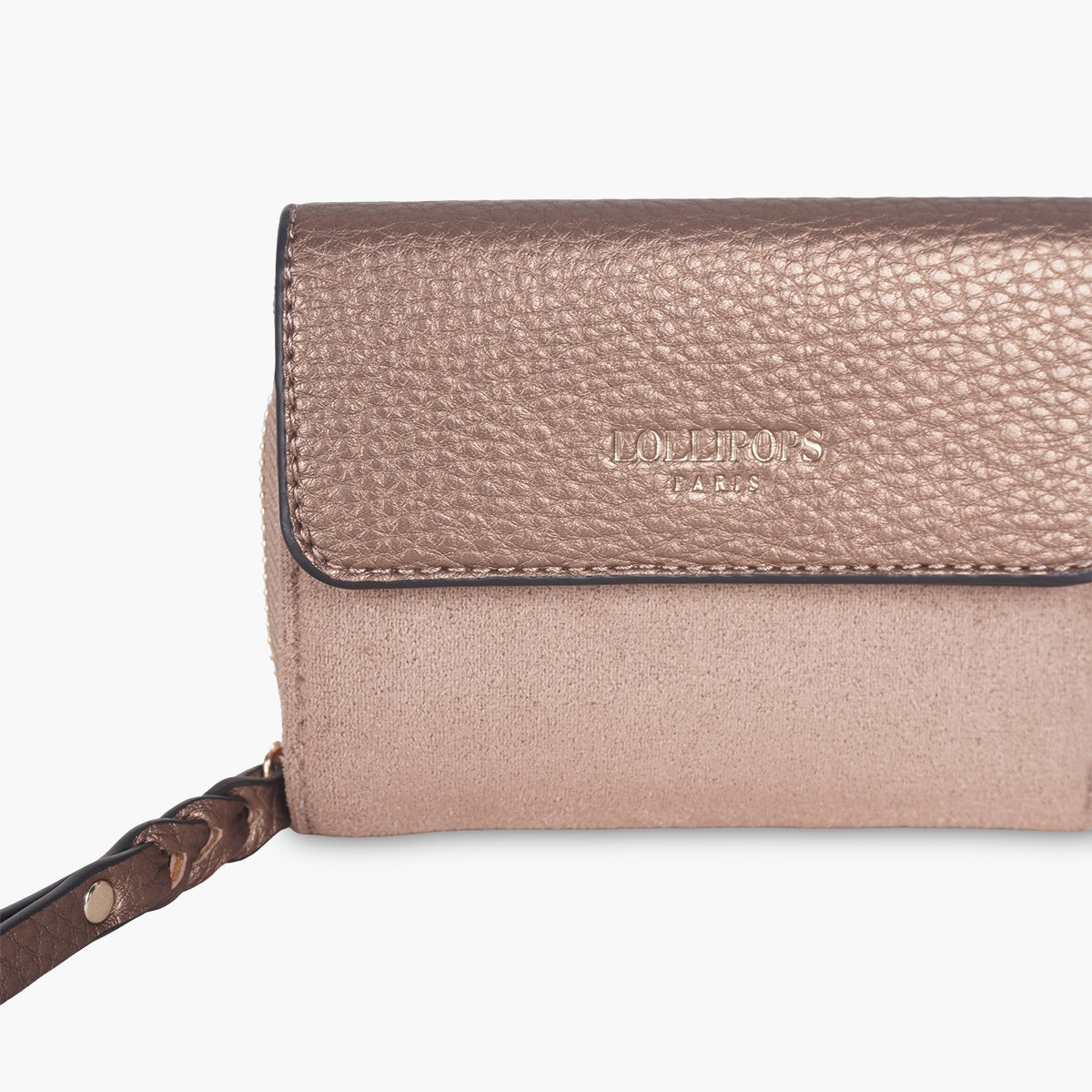 Portefeuille taupe Taja