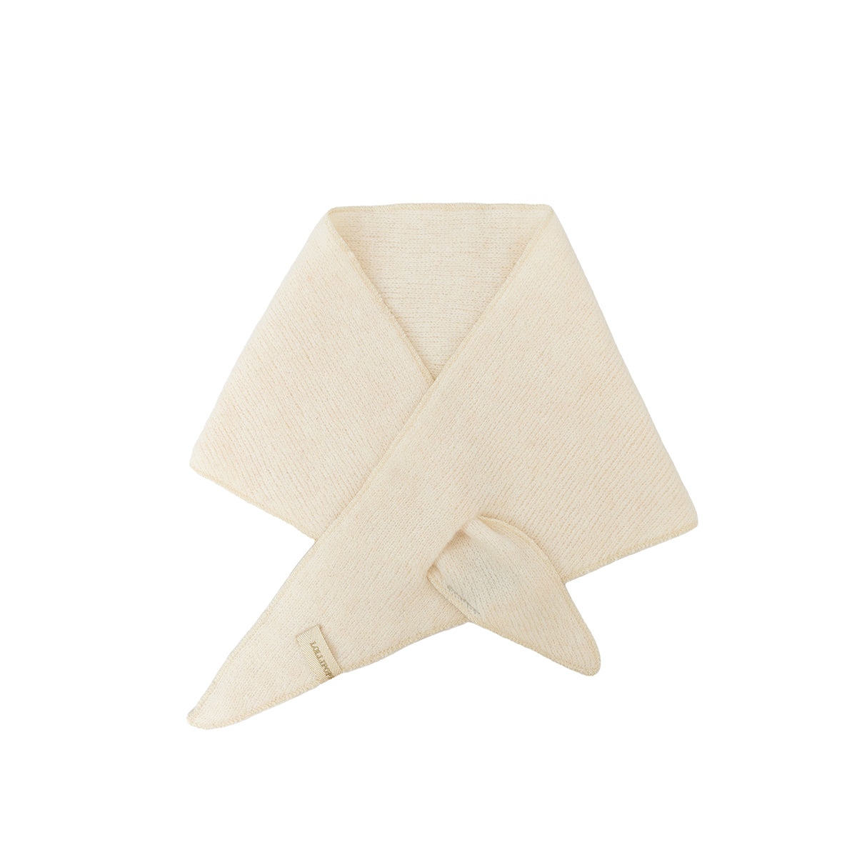 Foulard triangulaire ivoire Taluna
