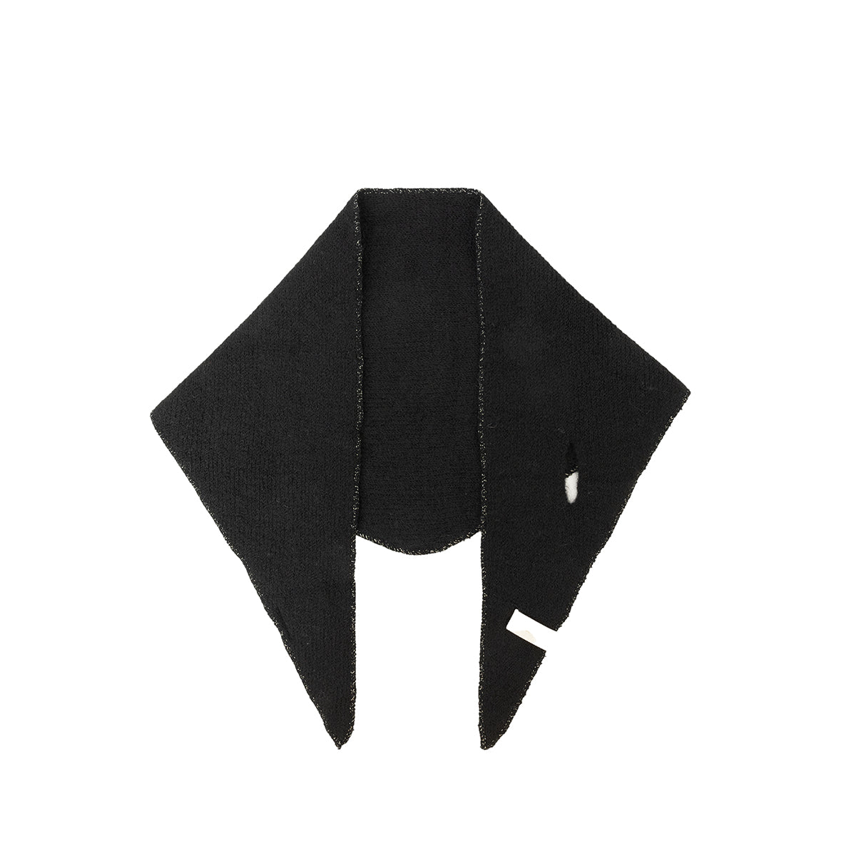 Foulard triangulaire noir Taluna