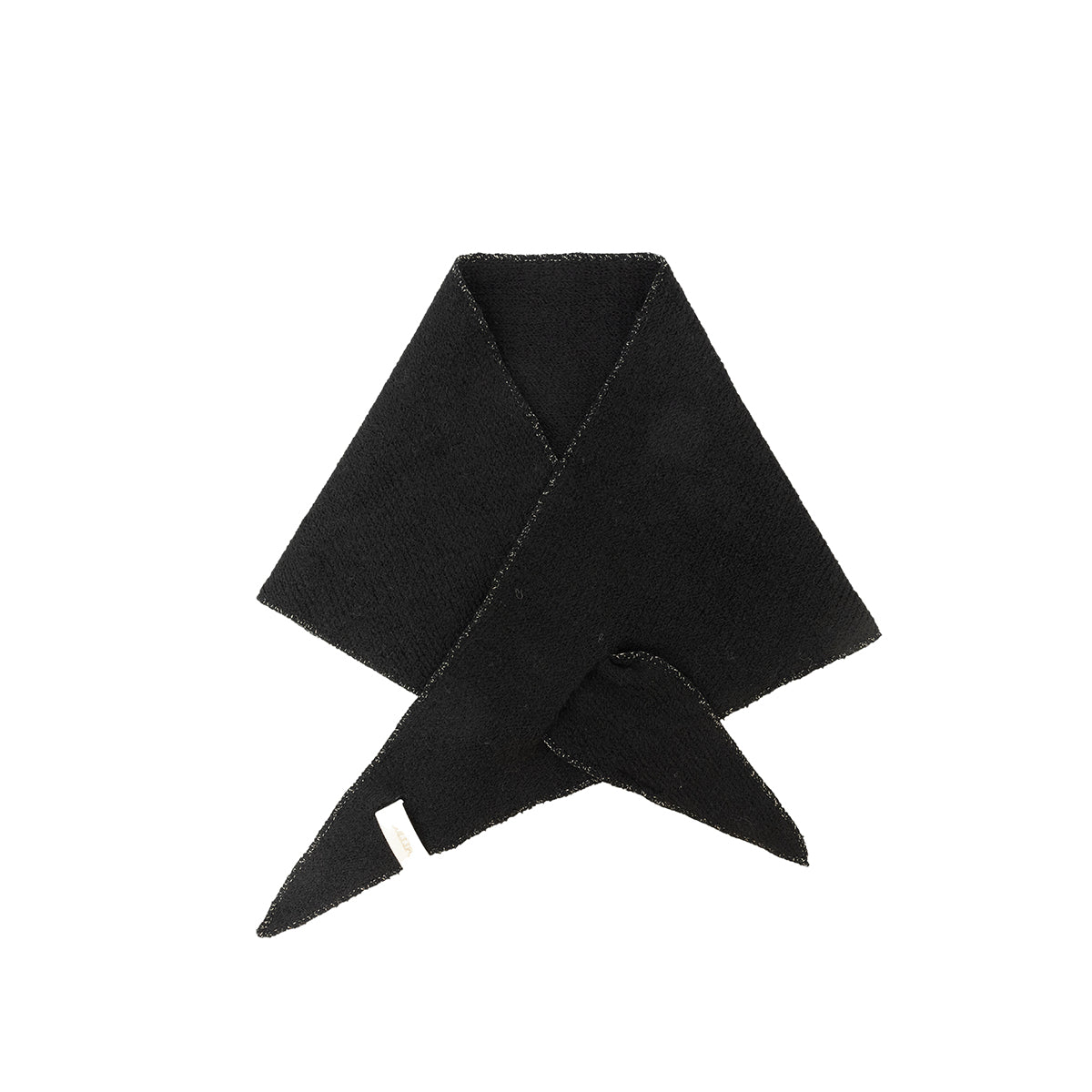 Foulard triangulaire noir Taluna