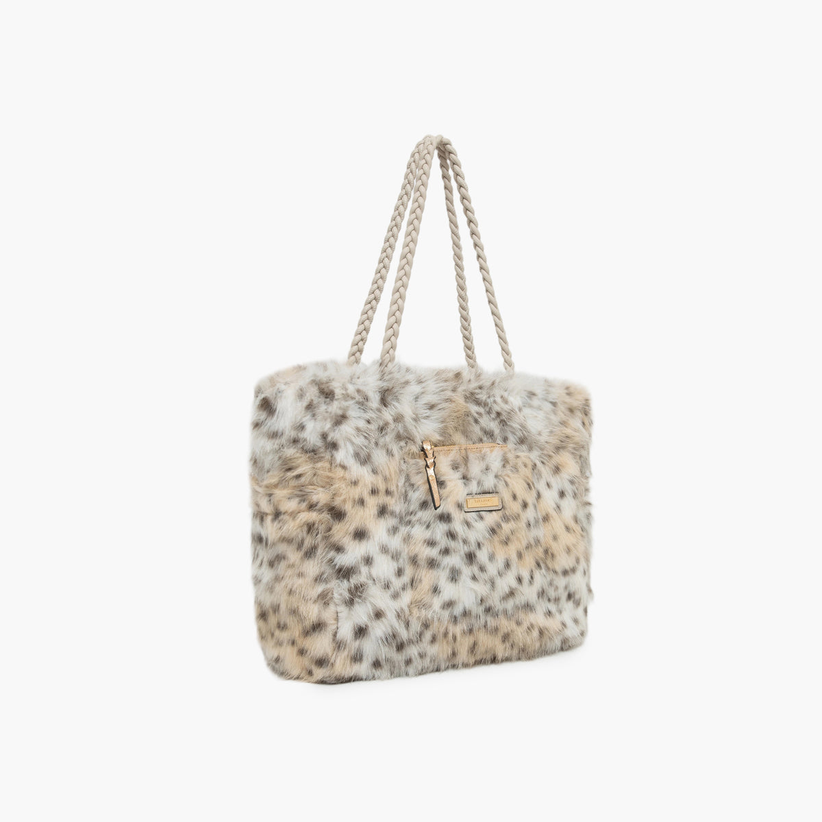 Grand sac shopper ivoire Tigra