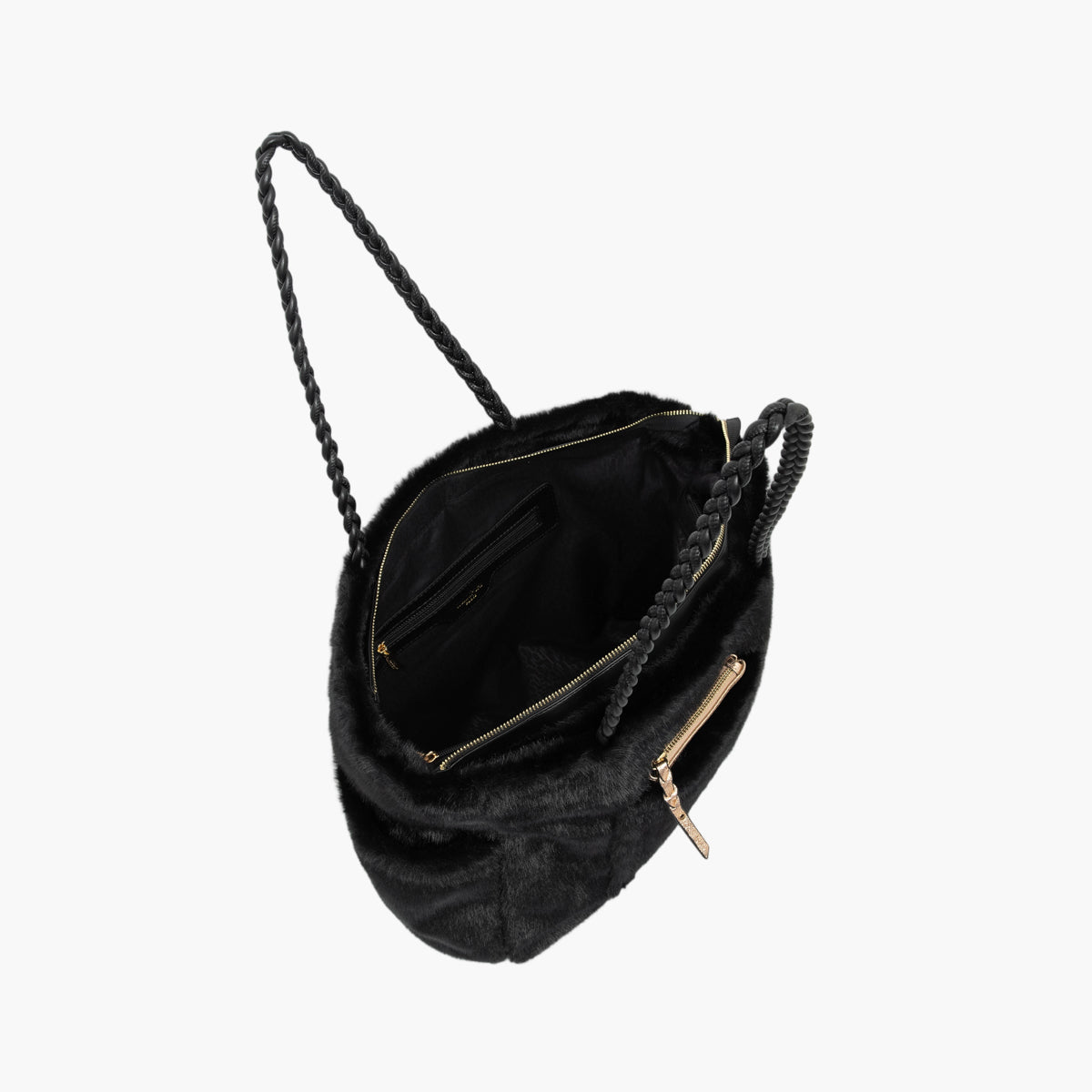 Grand sac shopper noir Tigra