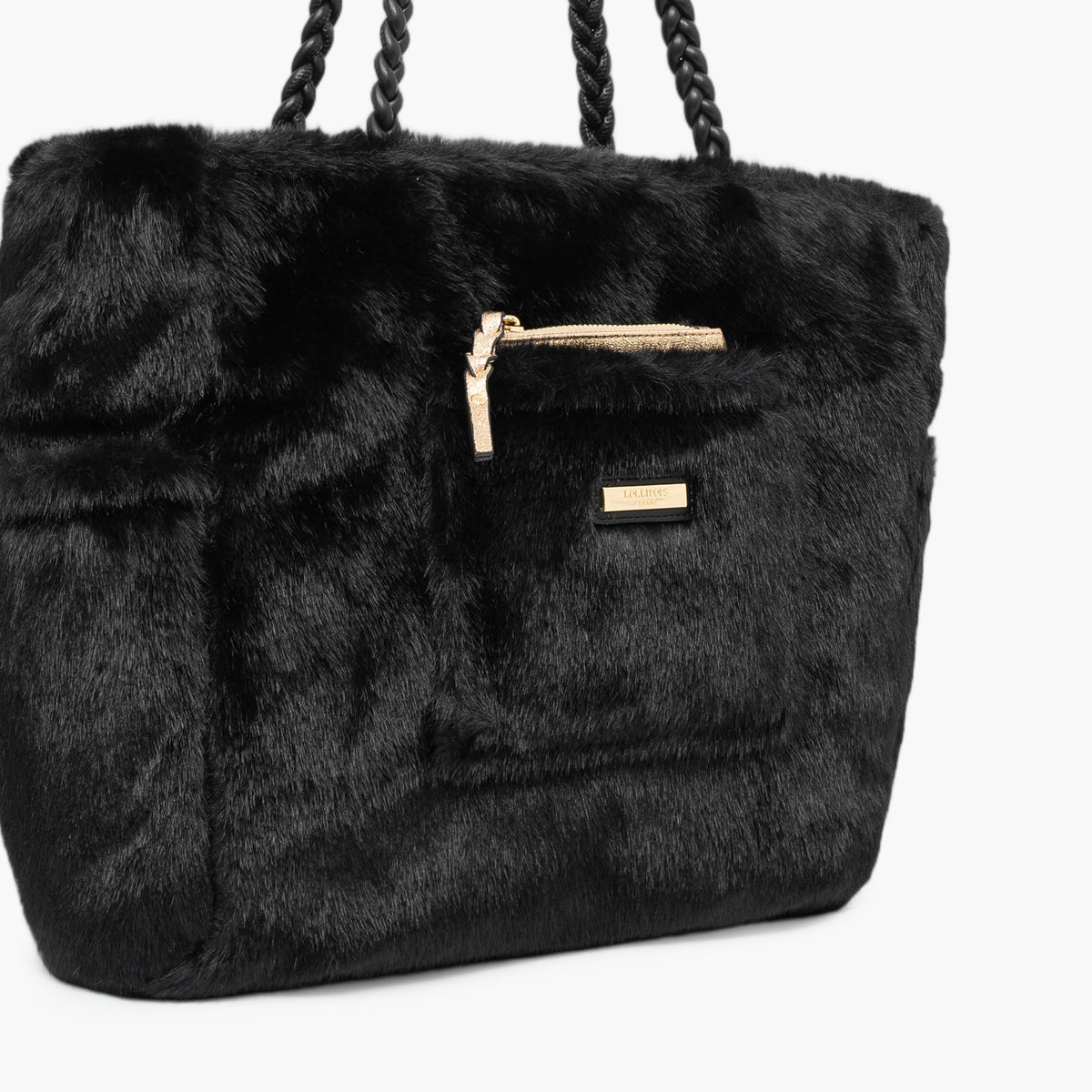 Grand sac shopper noir Tigra