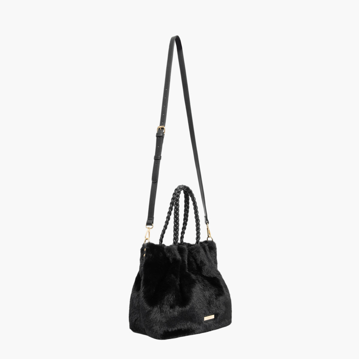 Sac shopper noir Tigra