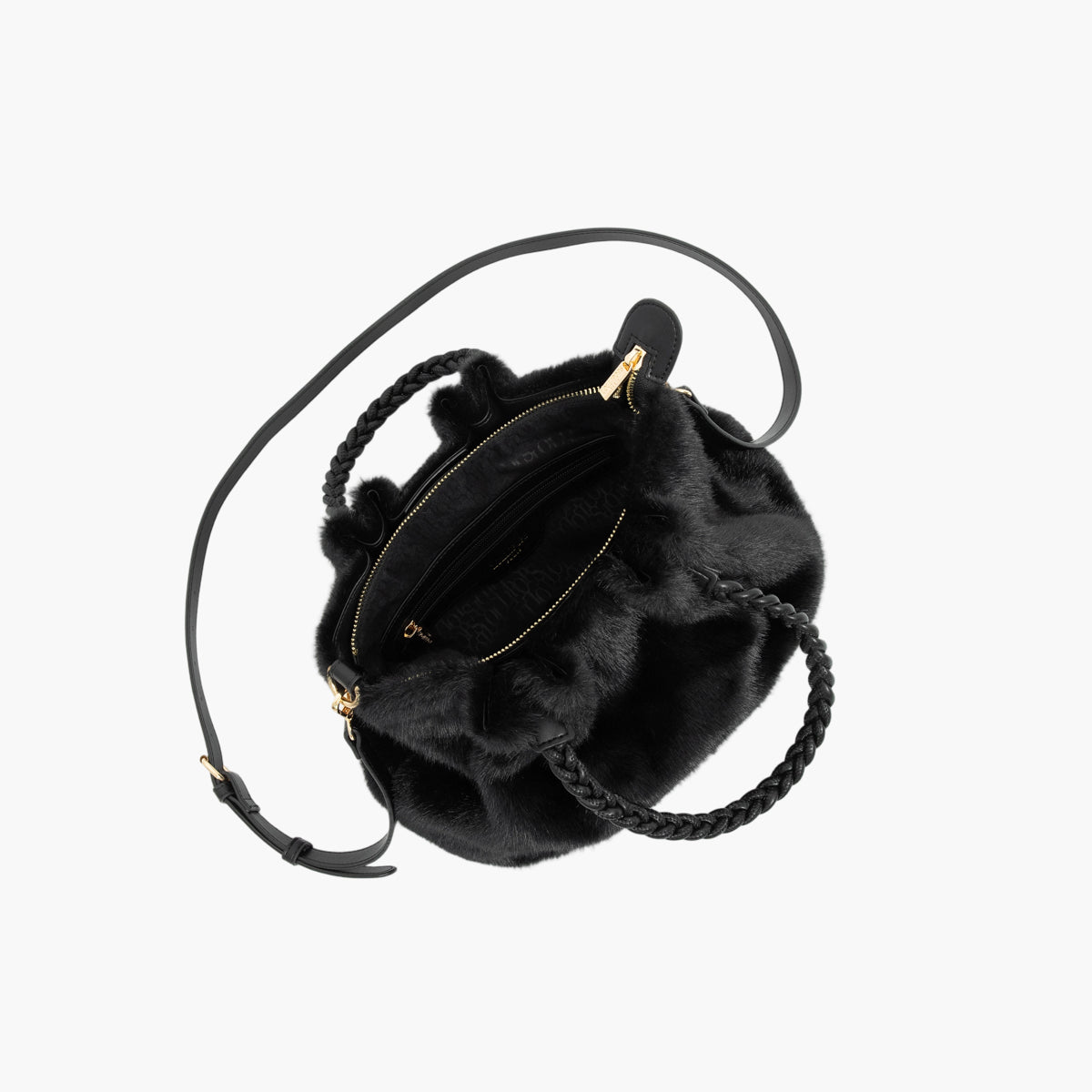 Sac shopper noir Tigra
