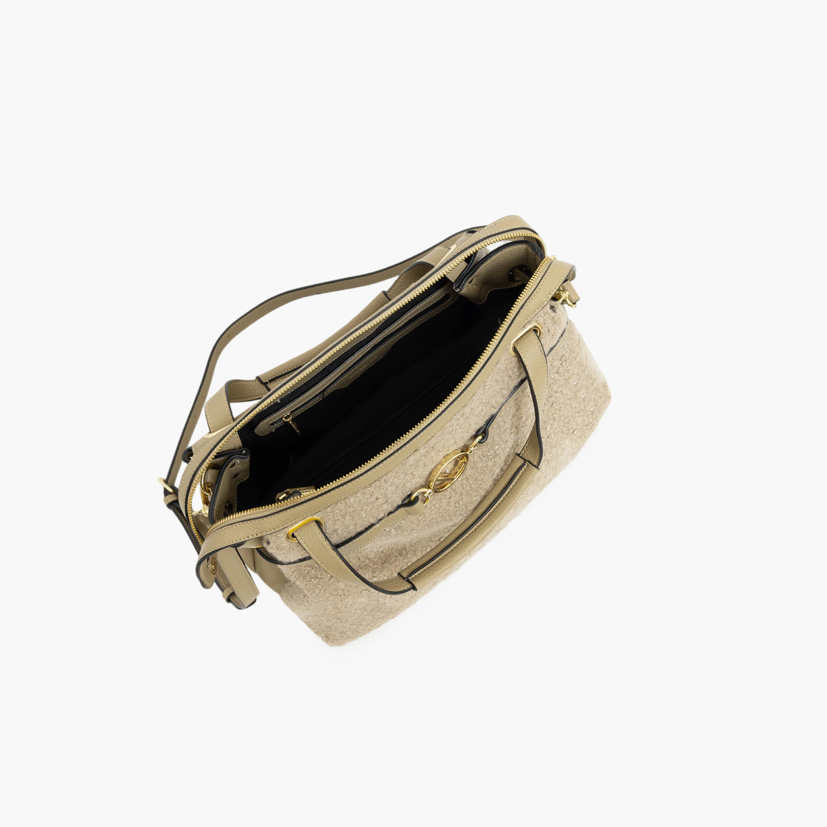 Grand sac shopper taupe Theresa