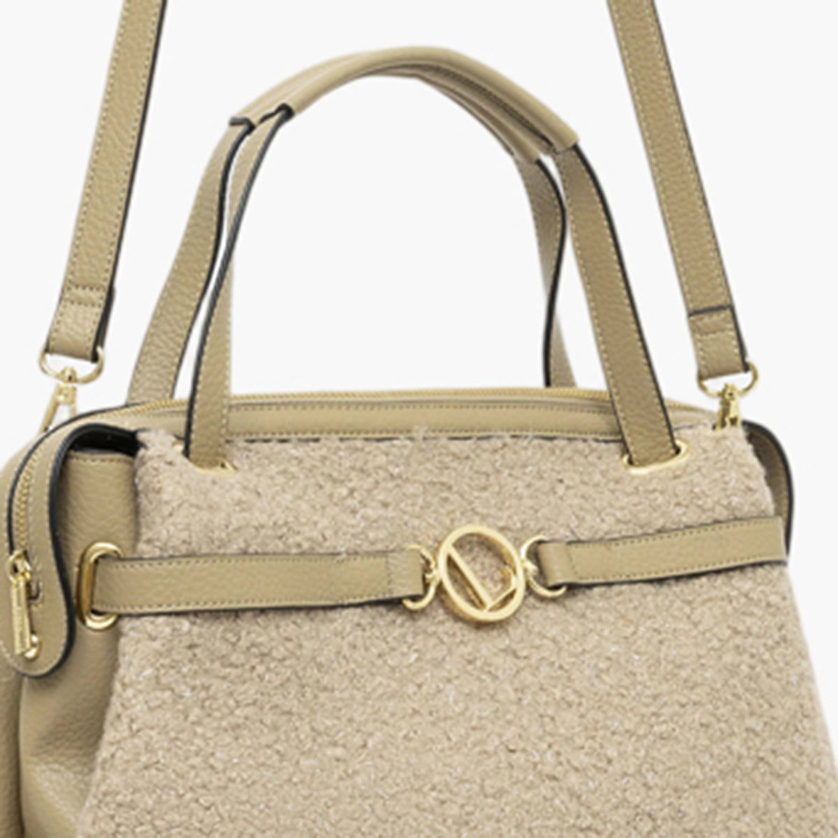 Grand sac shopper taupe Theresa