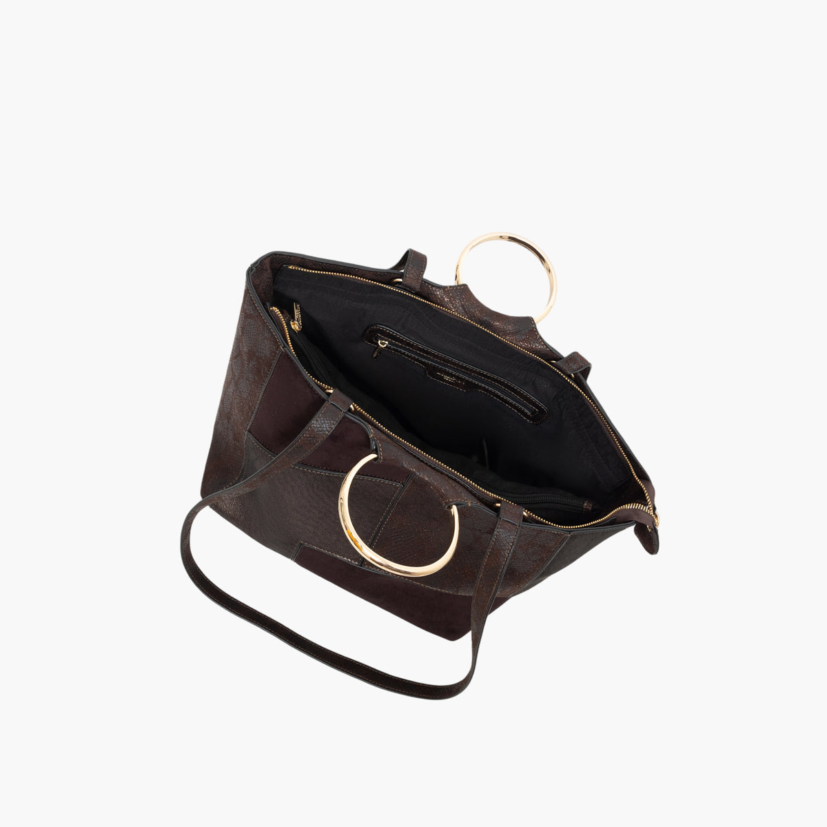Grand sac shopper marron Trusty