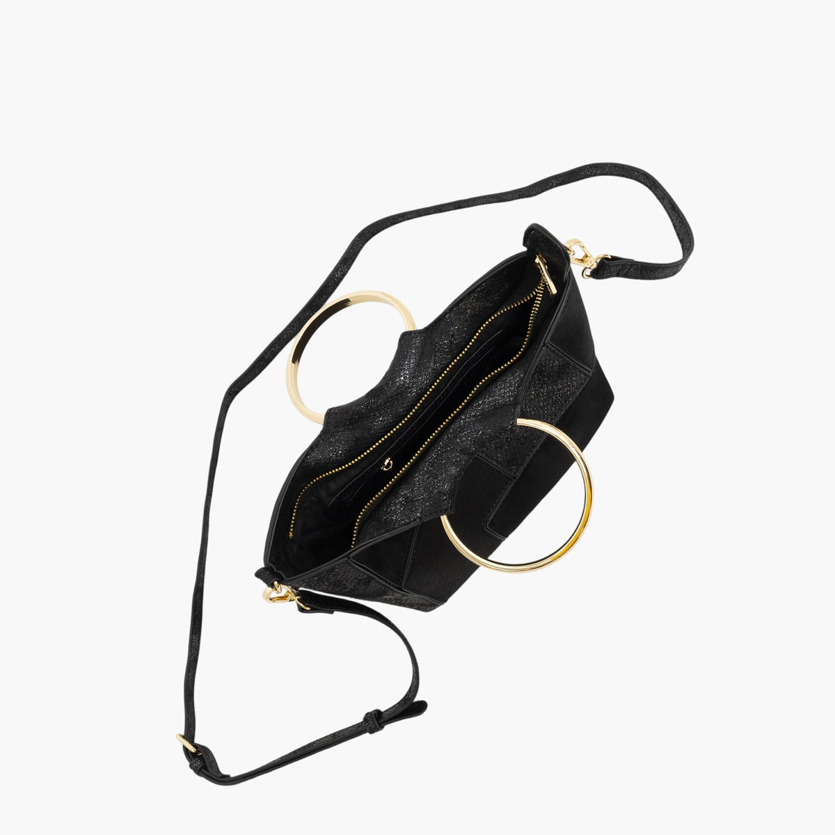 Petit sac shopper noir Trusty