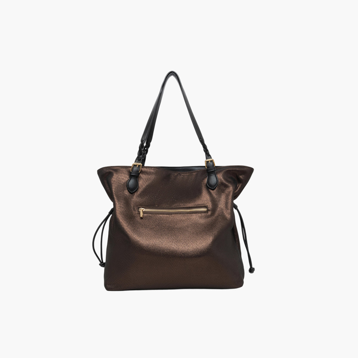 Grand sac shopper marron Tyler