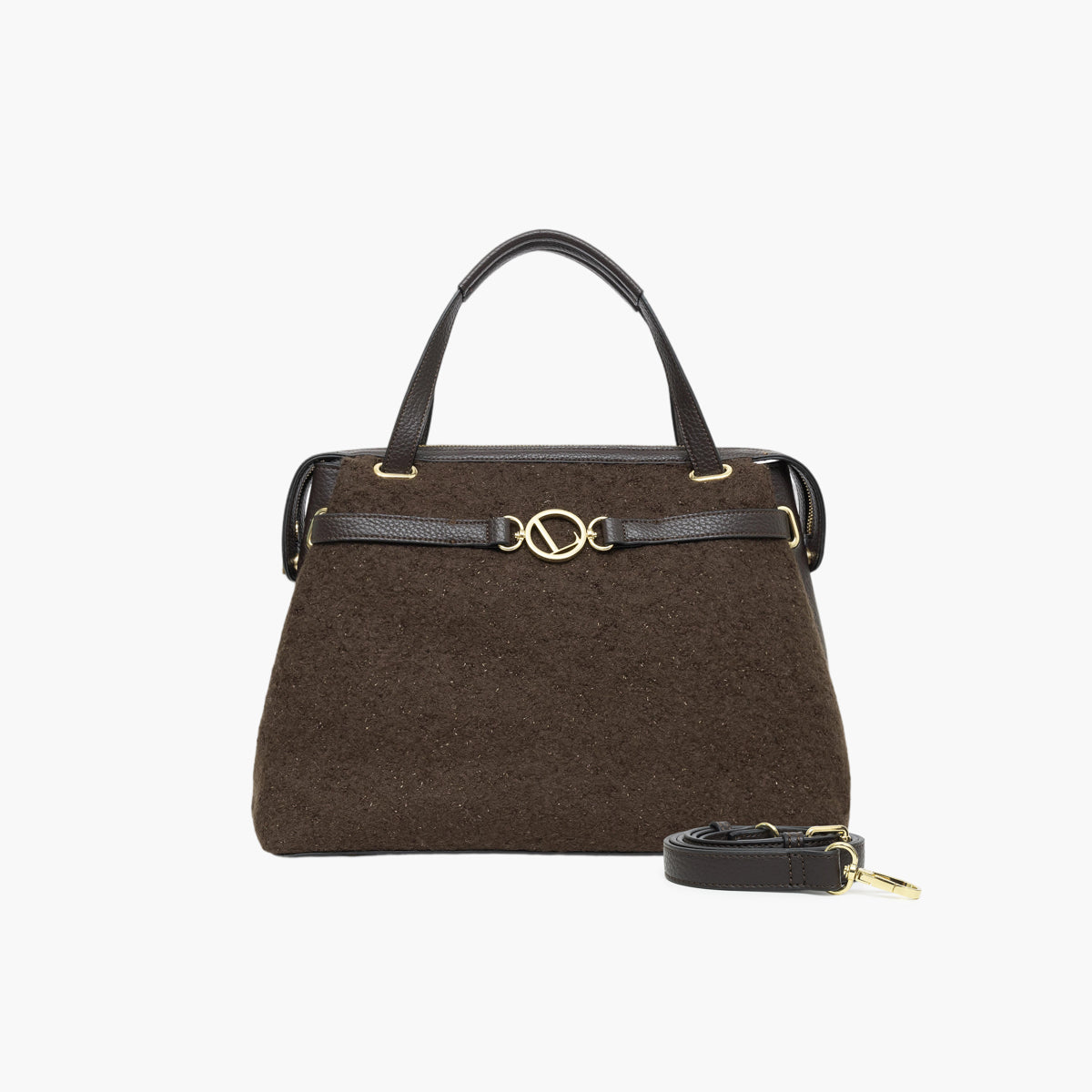 Grand sac shopper marron Theresa