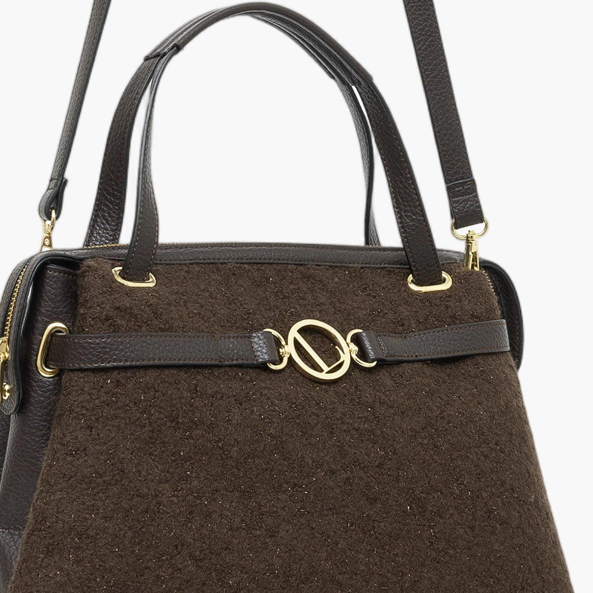 Grand sac shopper marron Theresa