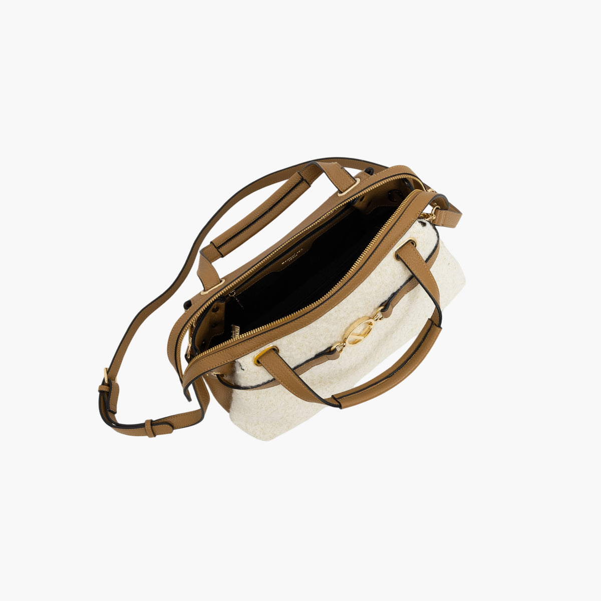 Sac shopper écru Theresa