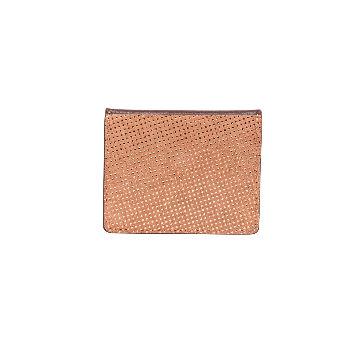 Porte-cartes bordeaux en cuir Funambule