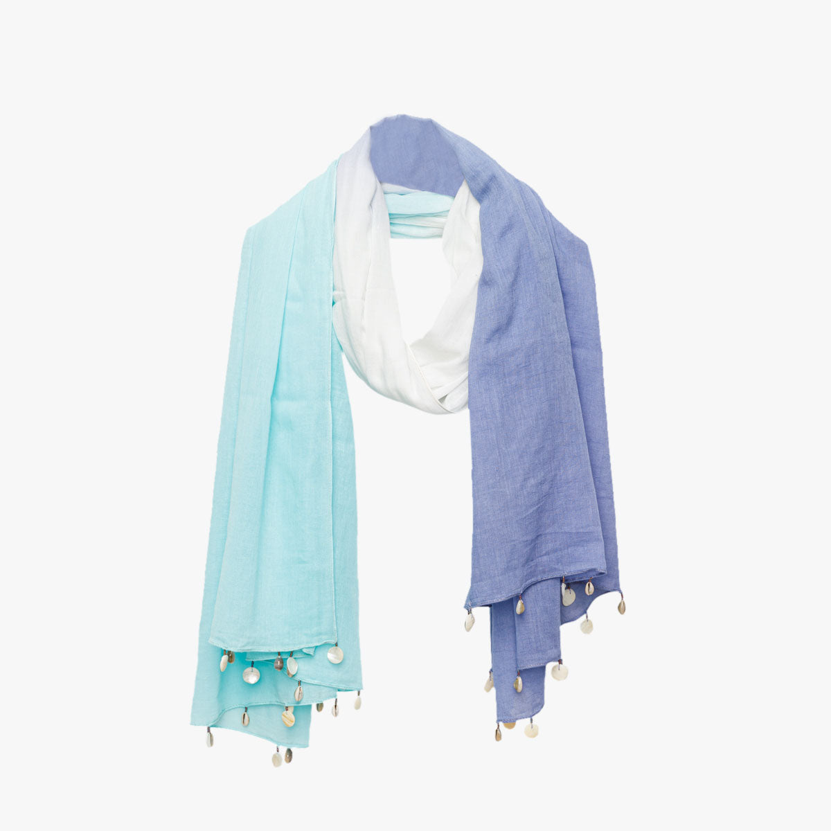 Paréo bleu/violet Hombrey