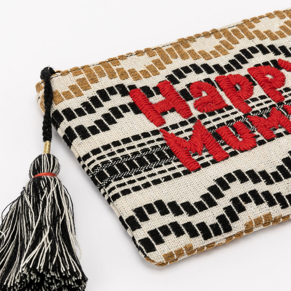 Pochette motif bohème Happy Mummy
