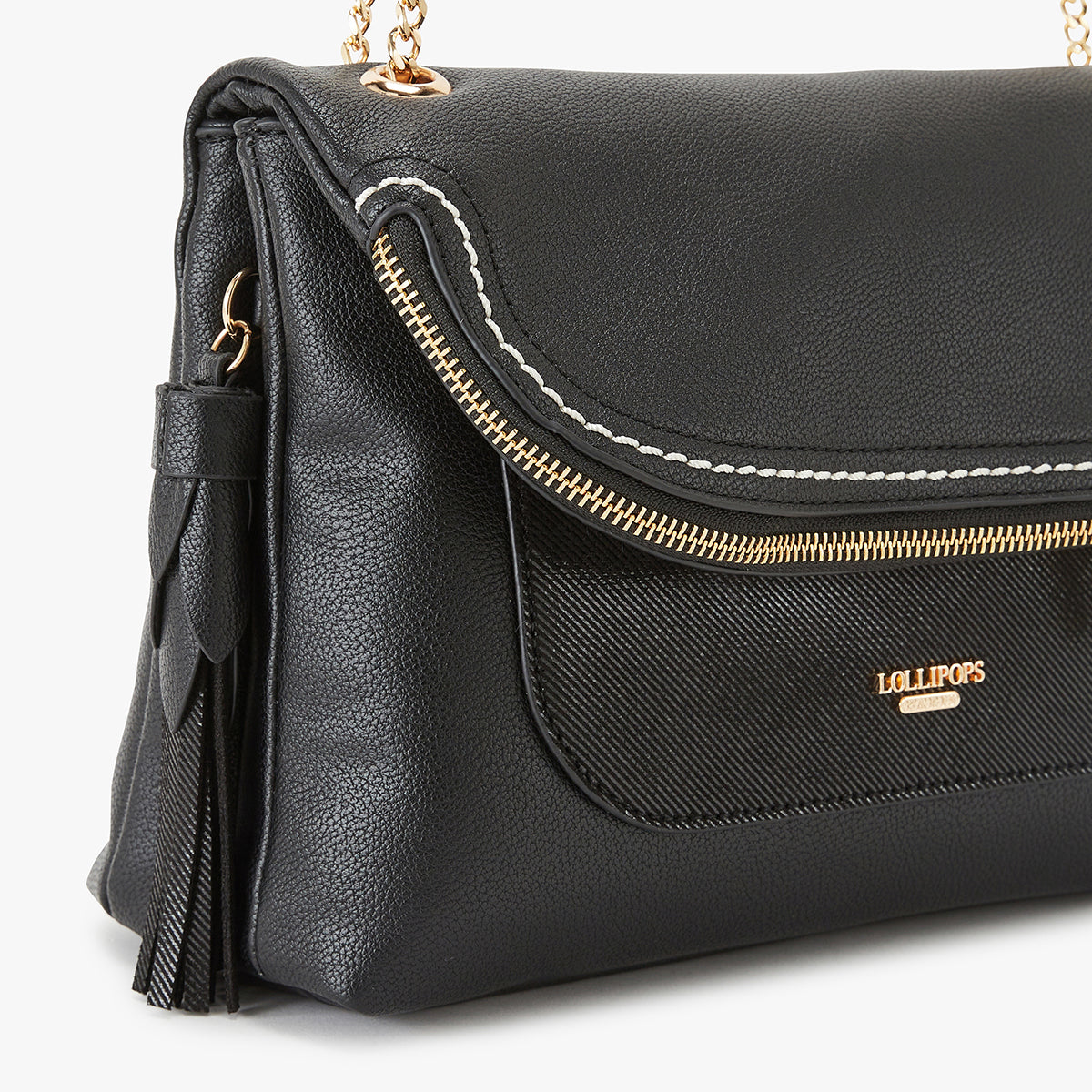 Sac bandoulière noir Kingston