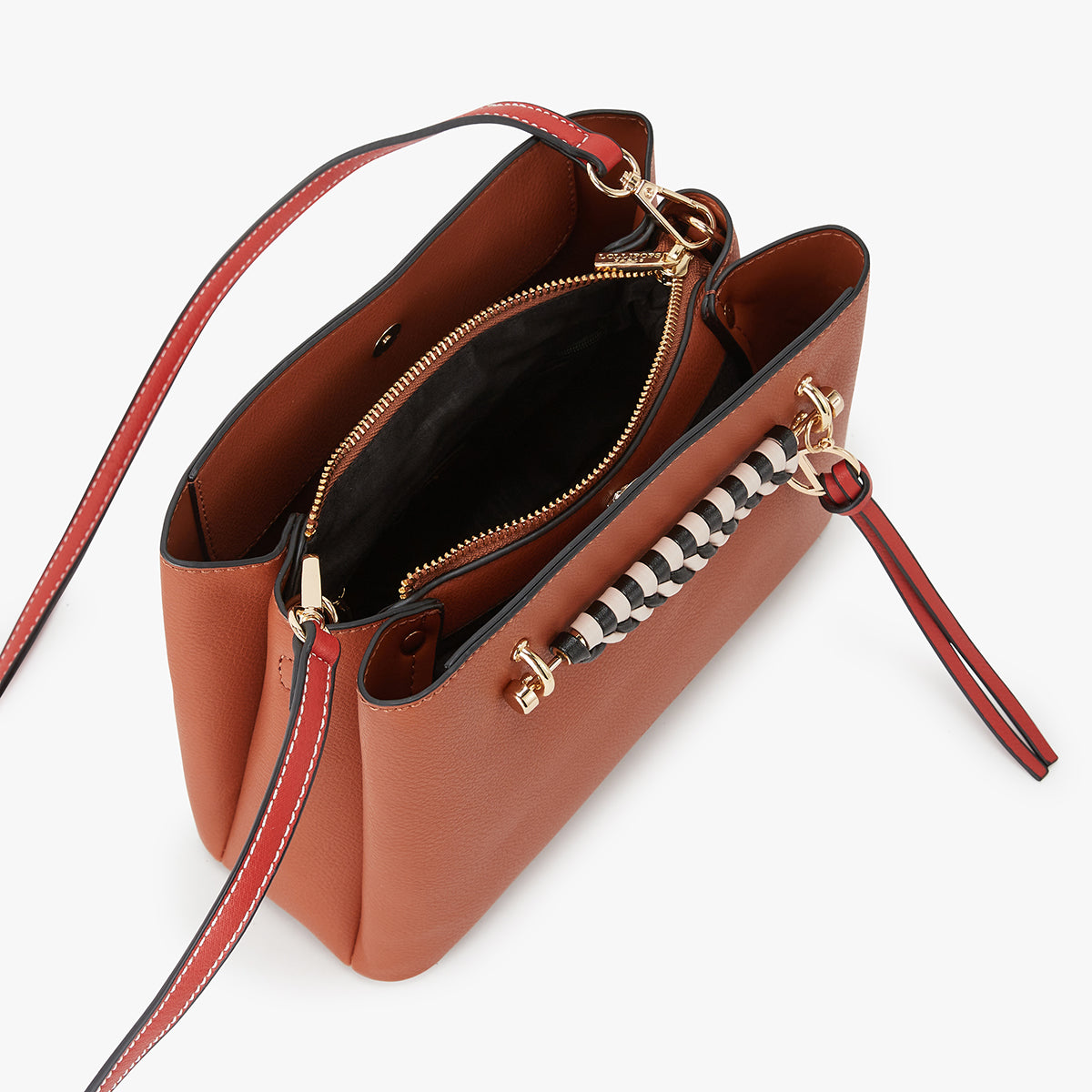 Sac bandoulière camel Kitami