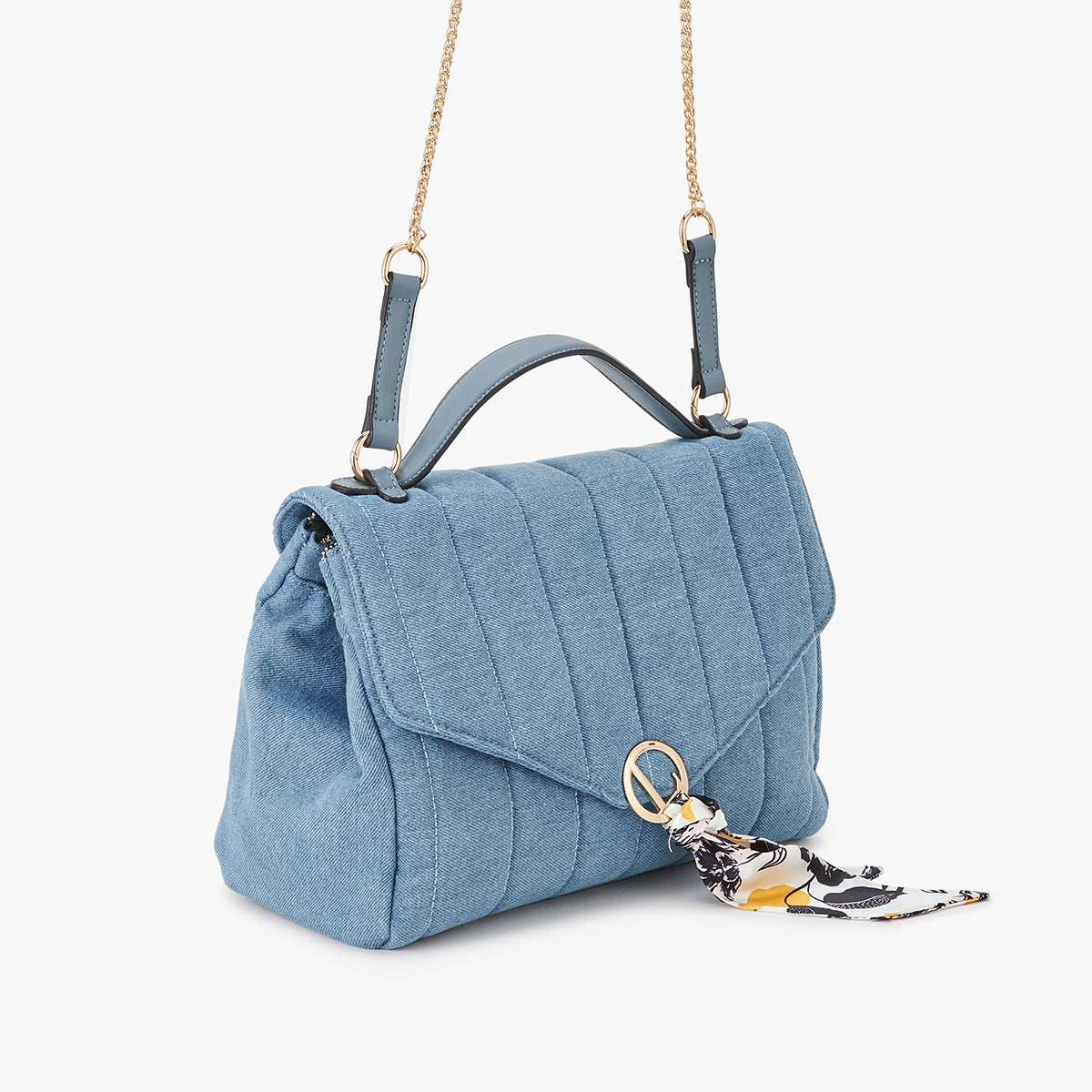 Grand sac bandoulière Lily bleu Lixa