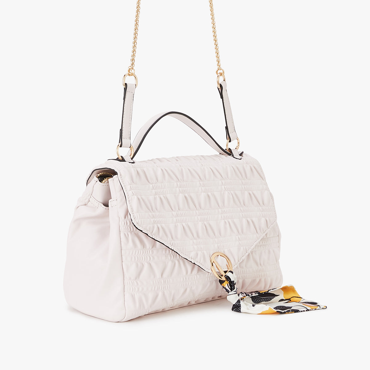 Grand sac bandoulière Lily blanc Lixa