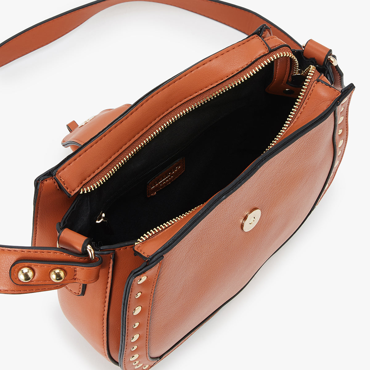 Petit sac bandoulière camel Lano