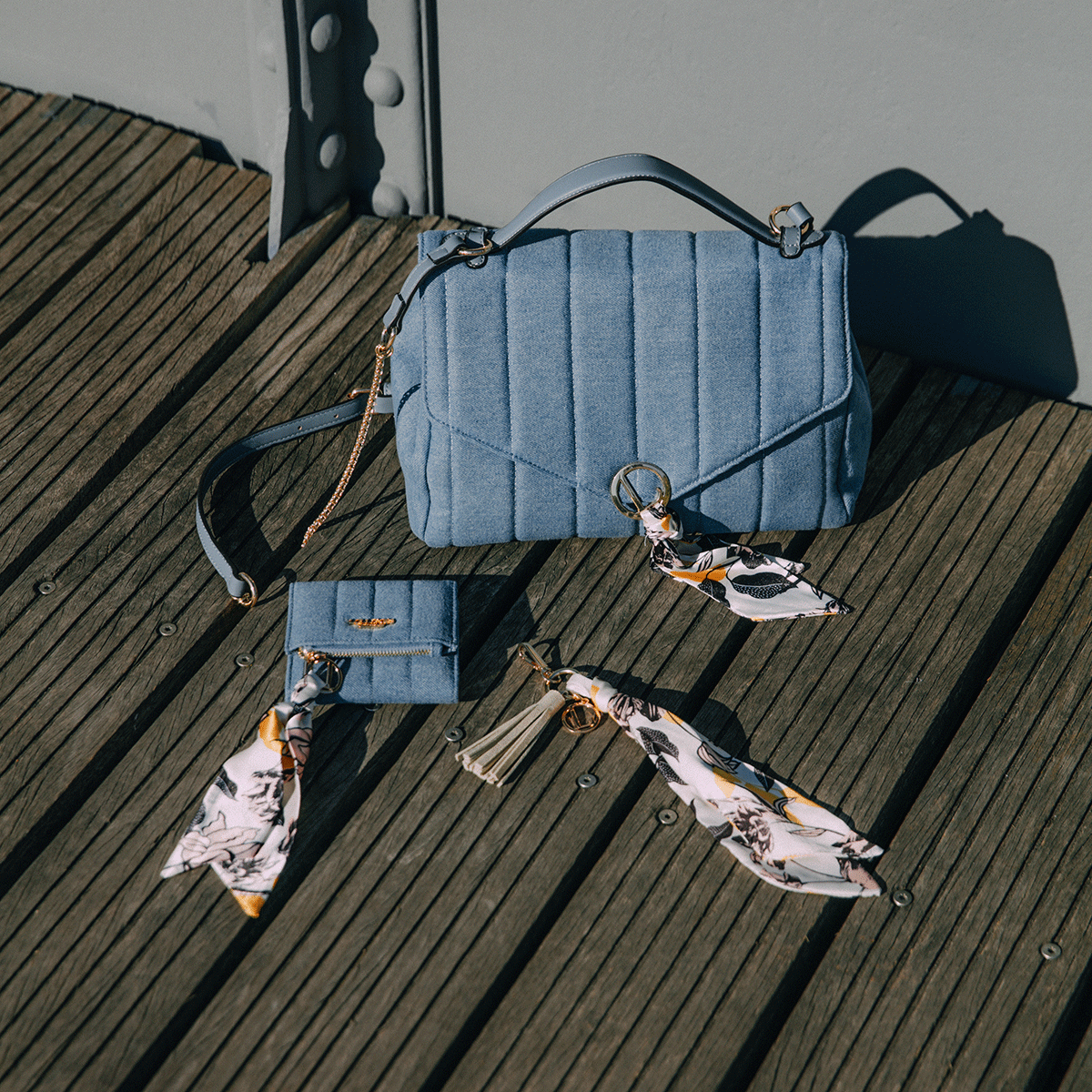 Sac bandoulière Lily bleu Lixia