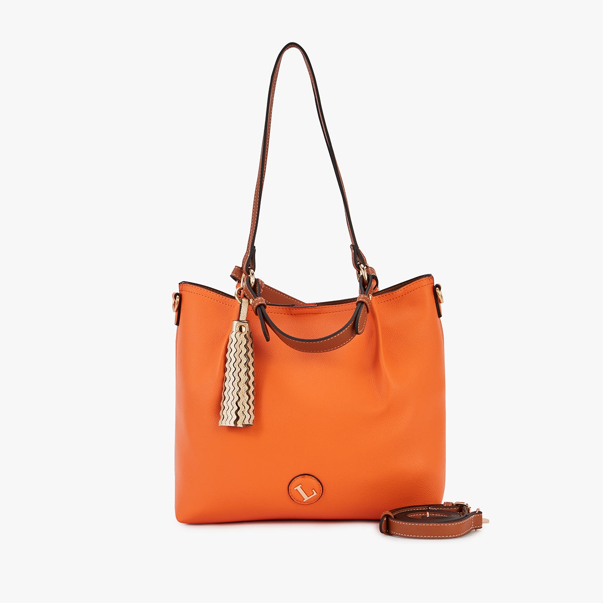 Sac cabas orange Lavello
