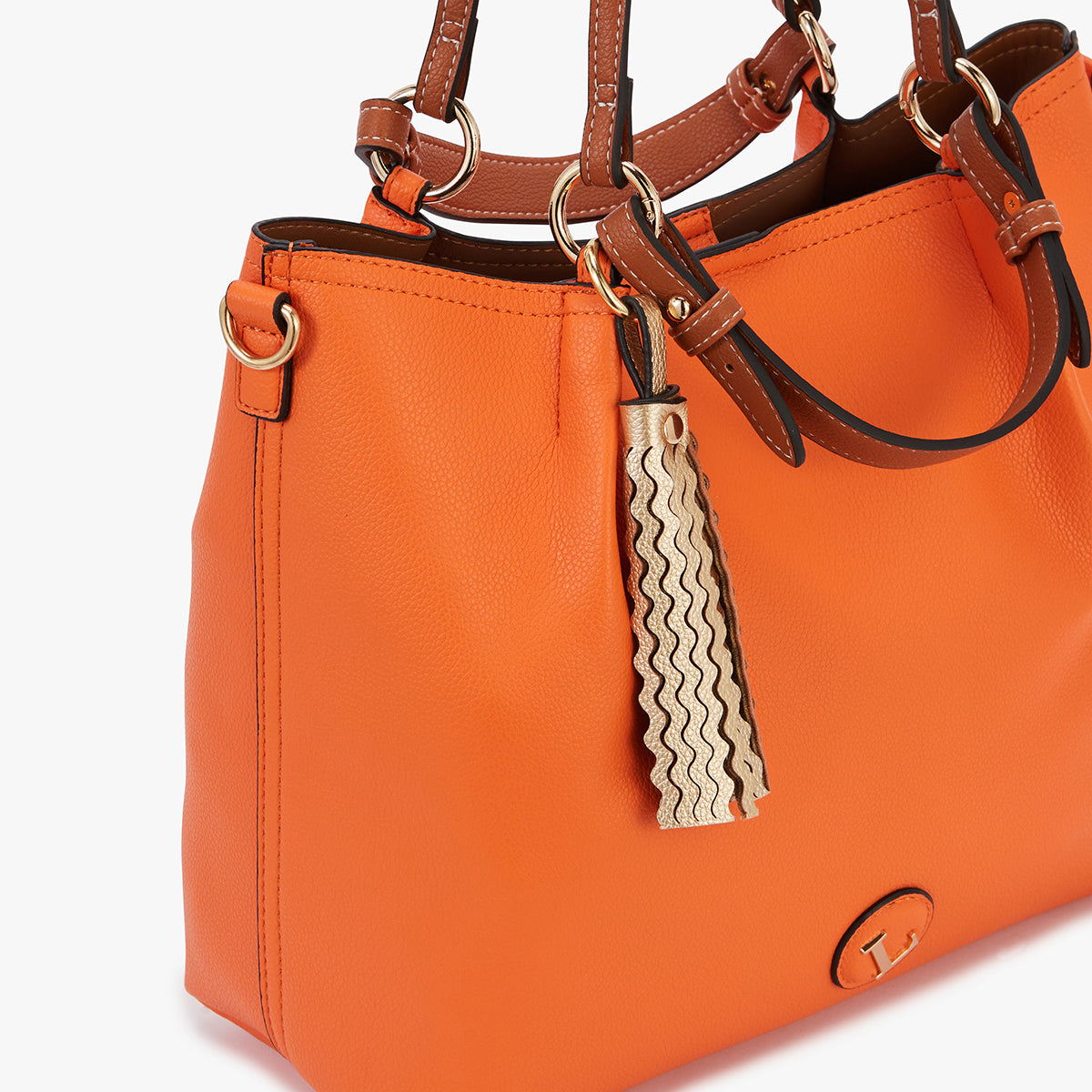 Sac cabas orange Lavello