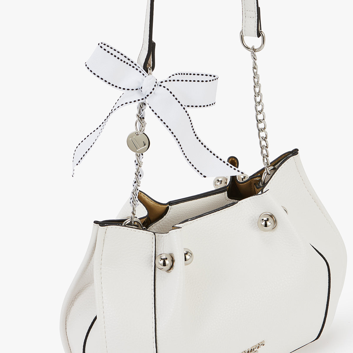 Petit sac bandoulière blanc Loreto