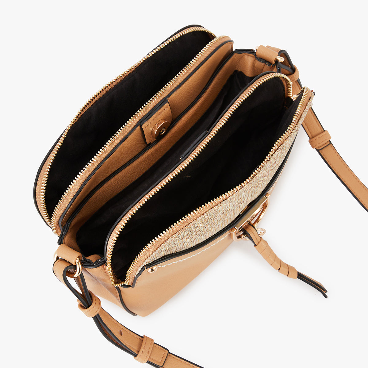 Sac multipocket beige Livourne