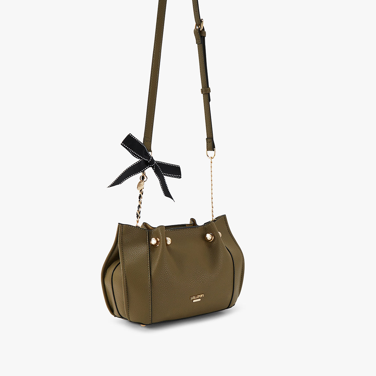 Petit sac bandoulière kaki Loreto