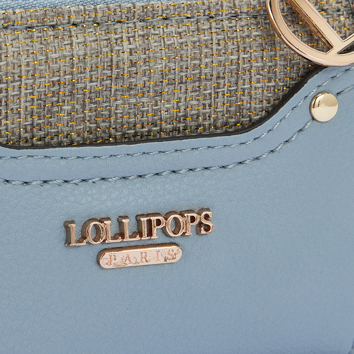 Petit portefeuille bleu Livourne