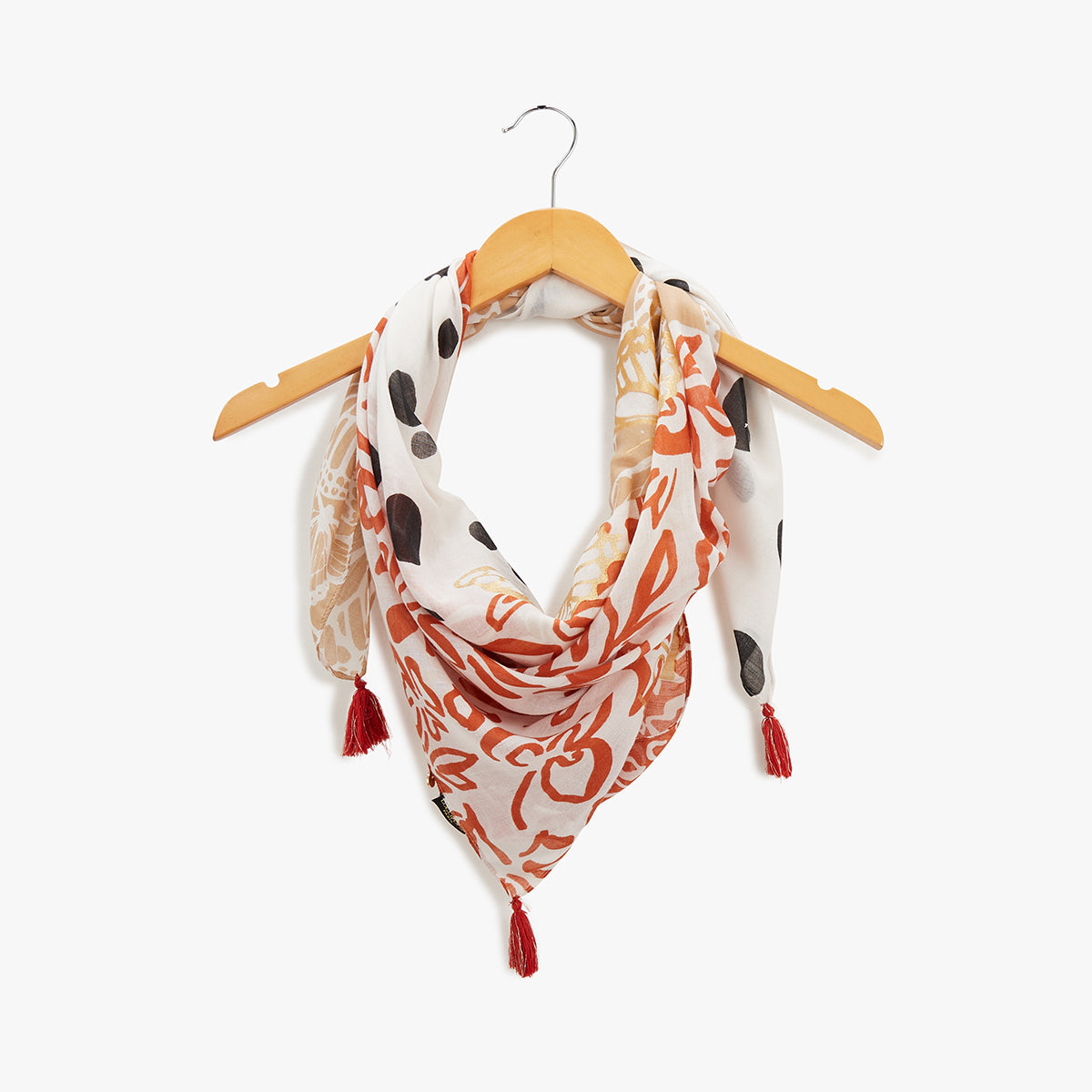 Foulard orange Louny