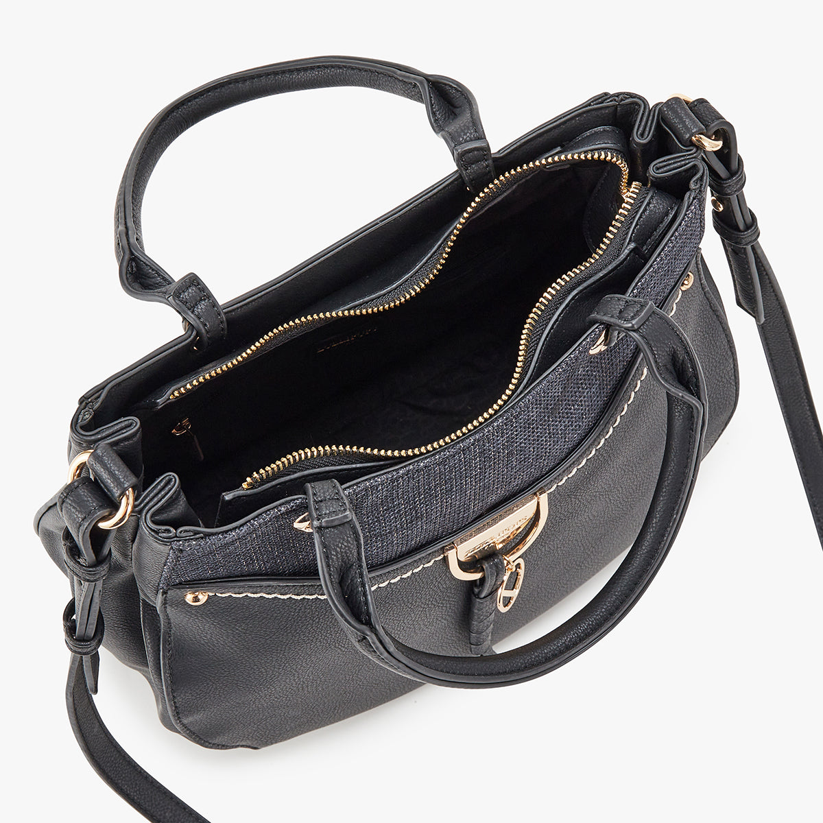 Sac à main noir Livourne