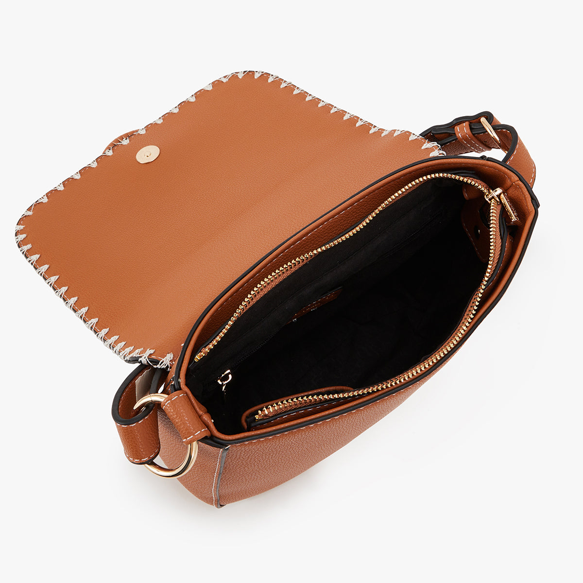 Sac bandoulière camel Lettonie