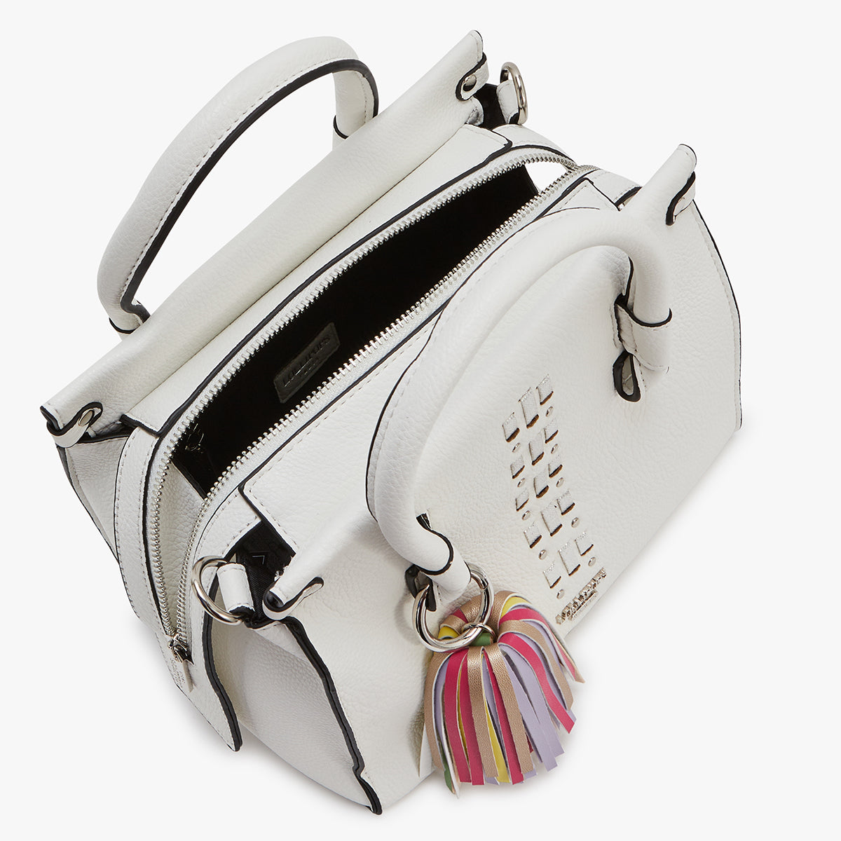 Petit sac à main blanc Lagarino