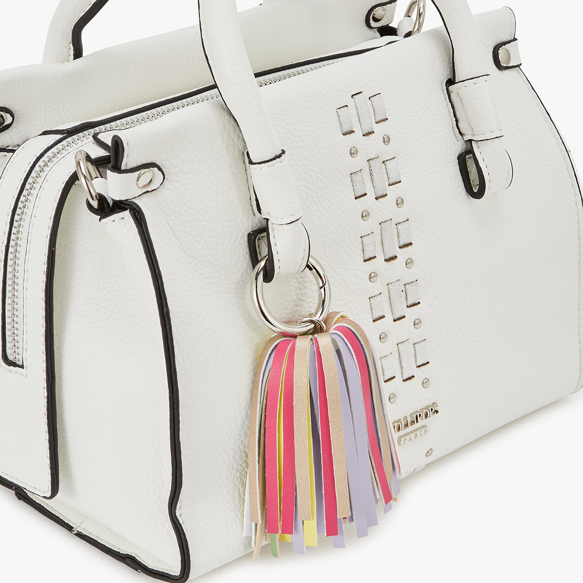 Petit sac à main blanc Lagarino