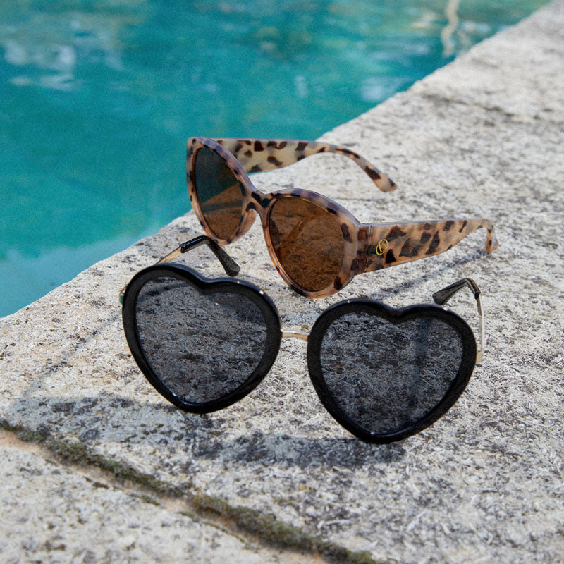 Lunettes de soleil cœur