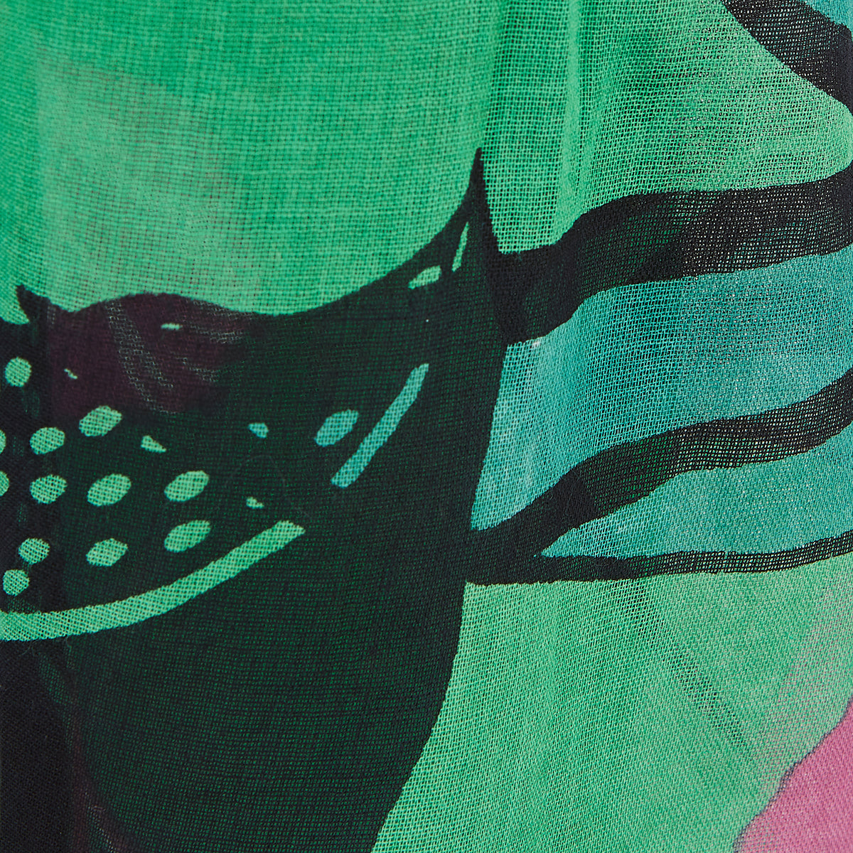 Foulard vert Leira