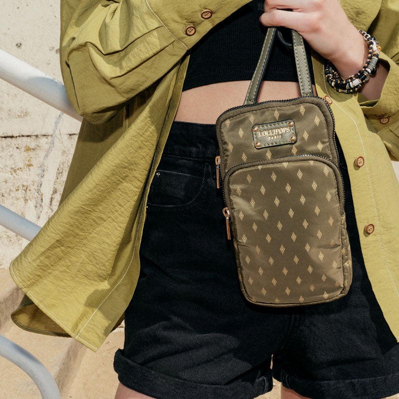 Pochette Smartphone kaki Lacano