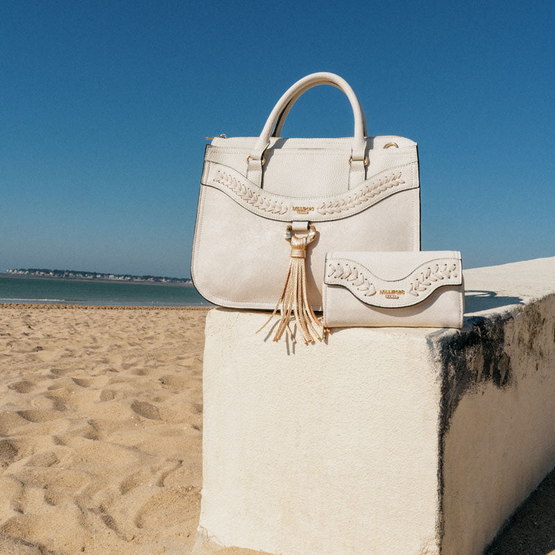 Bague entrelacée en acier inoxydable