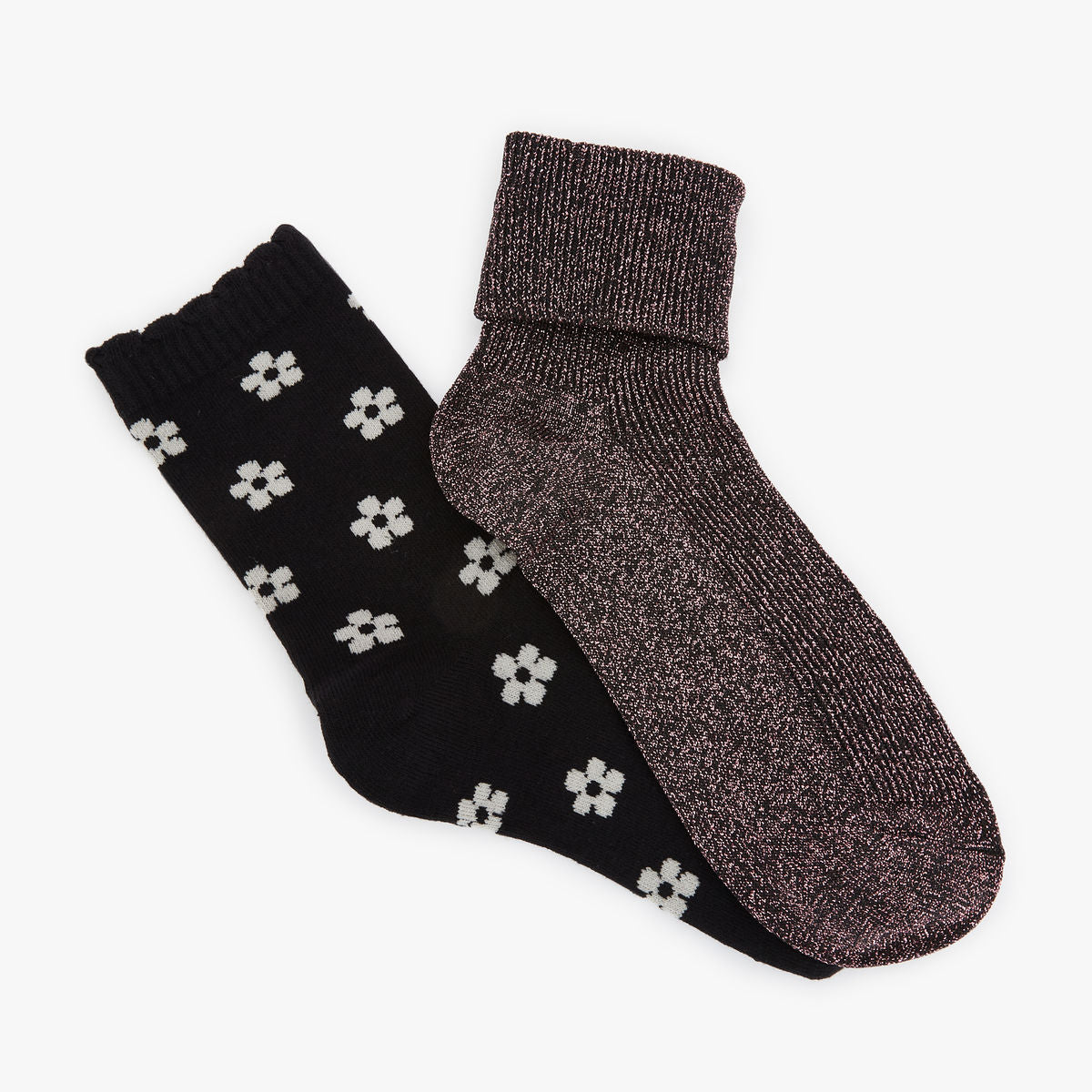 Lot de deux paires de chaussettes
