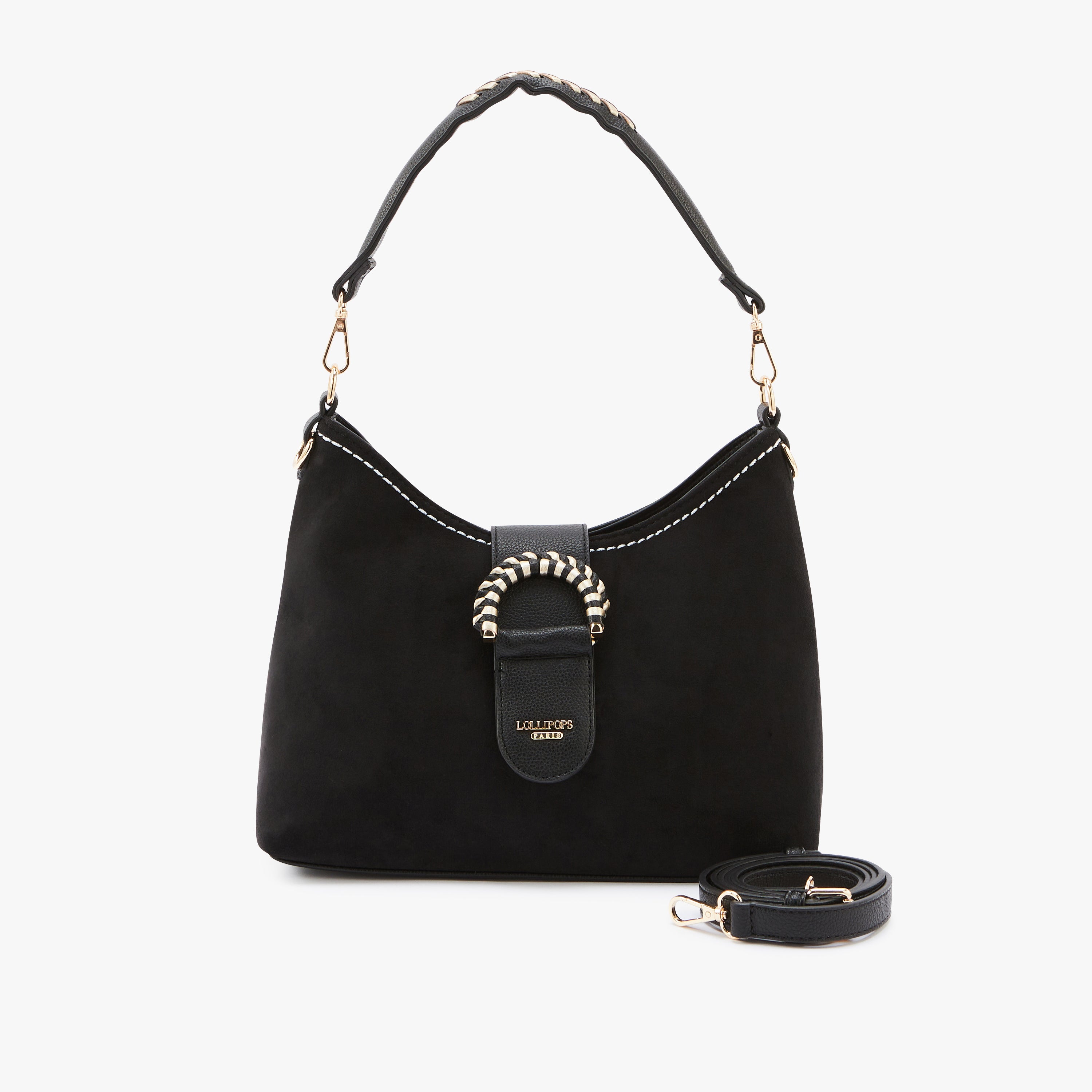 Grand sac hobo noir Murzo