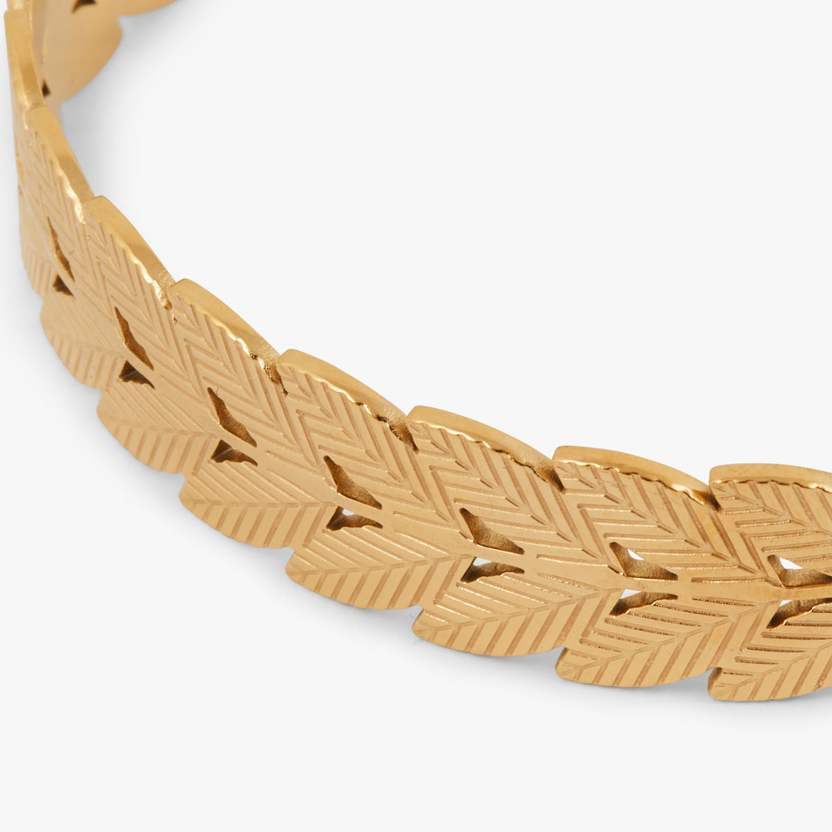 Bracelet manchette en acier inoxydable